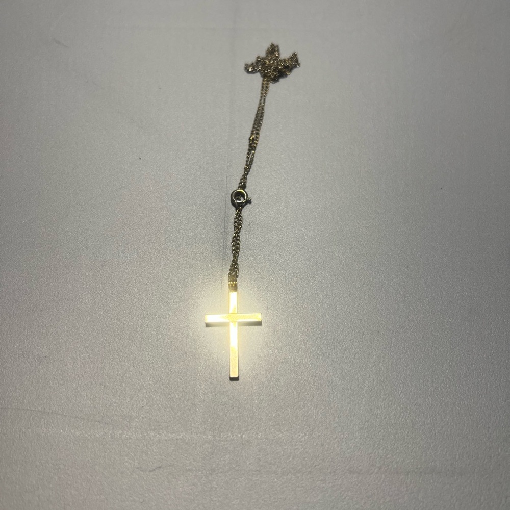 Cross Gold Necklace & Gold Necklace